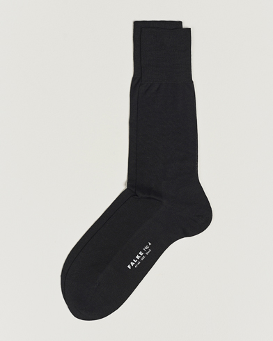 Herre | Sokker | Falke | No. 4 Pure Silk Socks Black