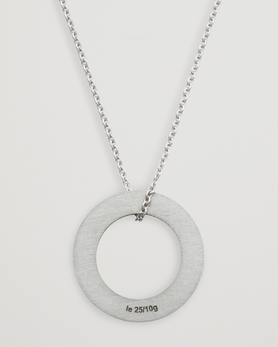 Herre | Til den stilfulle | LE GRAMME | Circle Necklace Le 2.5  Sterling Silver