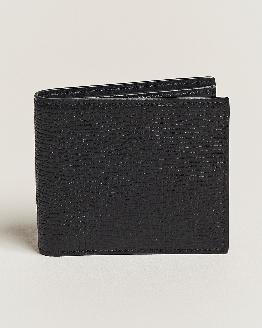 Smythson Ludlow 6 Card Wallet Black – Svart