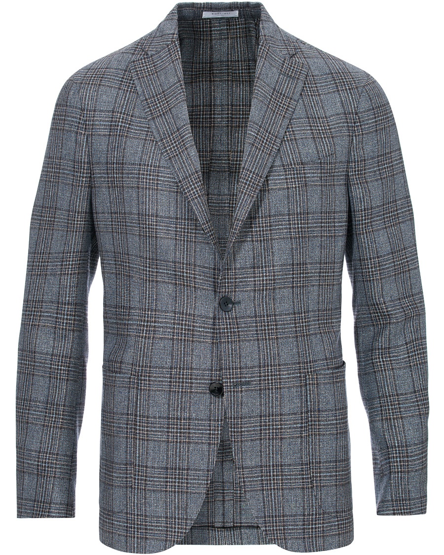  K Jacket Multicolour Overcheck Blazer Dark Blue