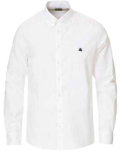 Brooks Brothers Milano Fit Non Iron Button Down Shirt White