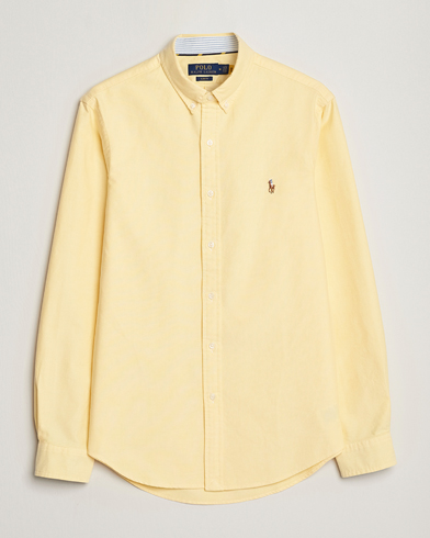 Herre | Casual | Polo Ralph Lauren | Slim Fit Oxford Button Down Shirt Yellow