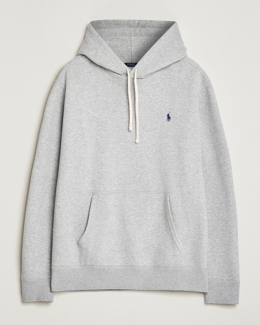 Polo Ralph Lauren RL Fleece Hoodie Andover Heather – Grå