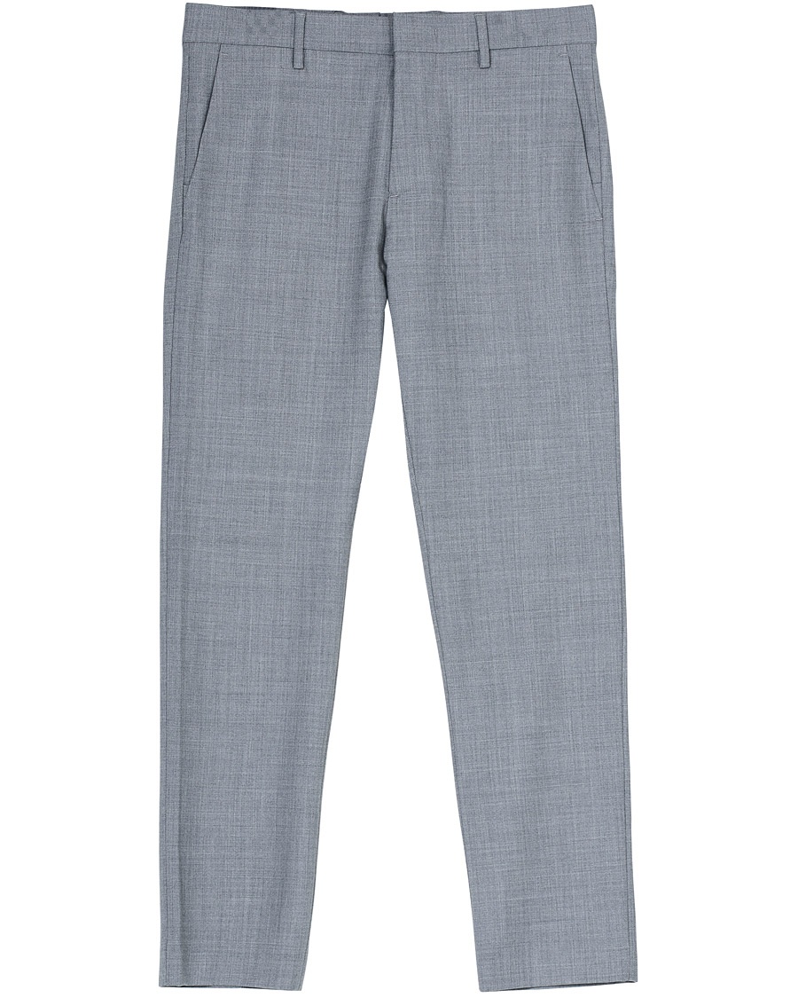 Herre | Gamle produktbilder | NN07 | Theo Wool Trousers Grey Melange