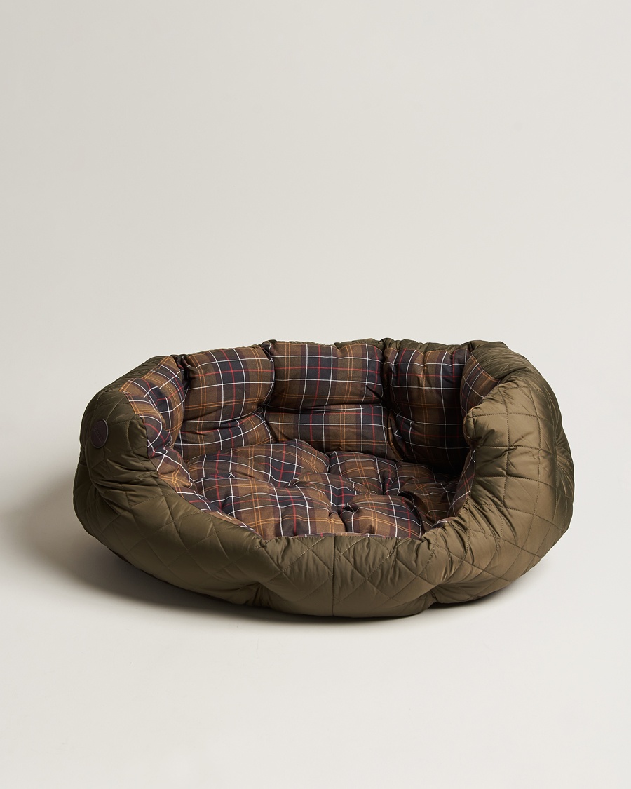 Quilted Dog Bed 35' Olive