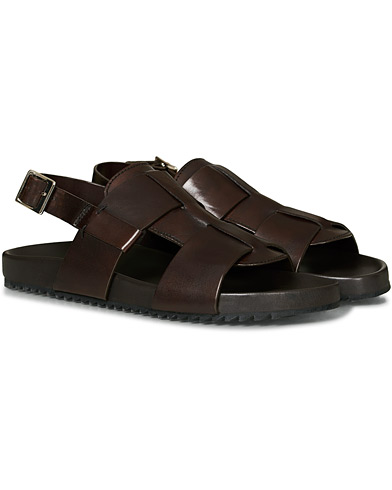  Wiley Sandal Brown Hand Painted