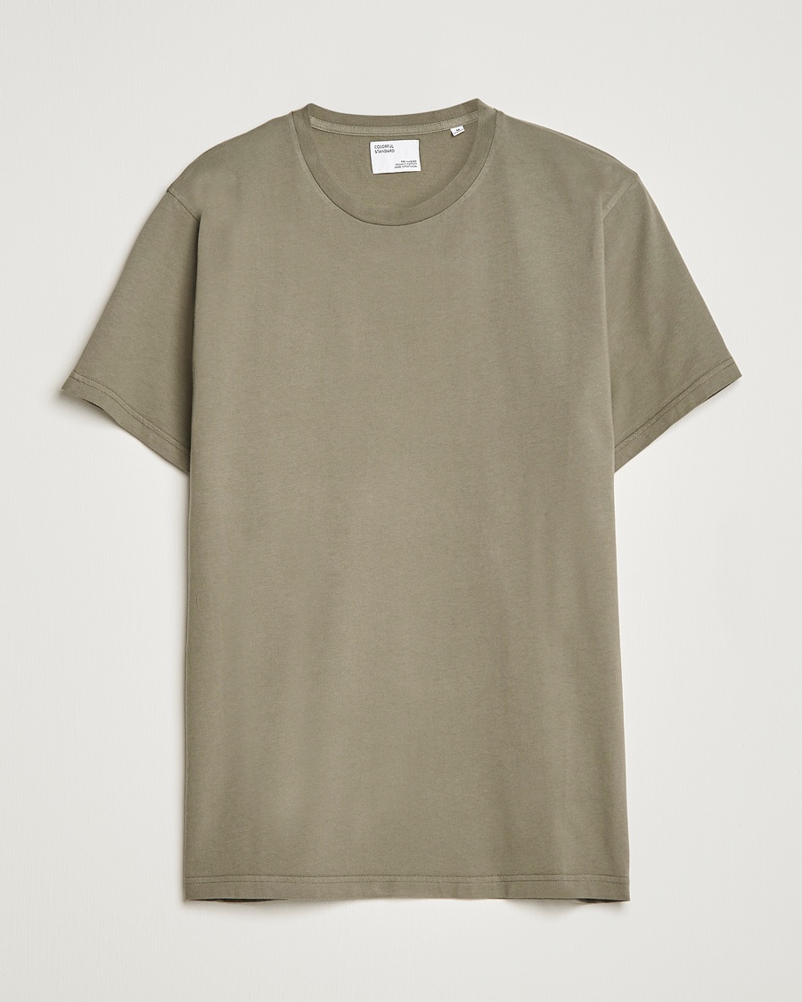 Colorful Standard Classic Organic T-Shirt Dusty Olive – Grønn