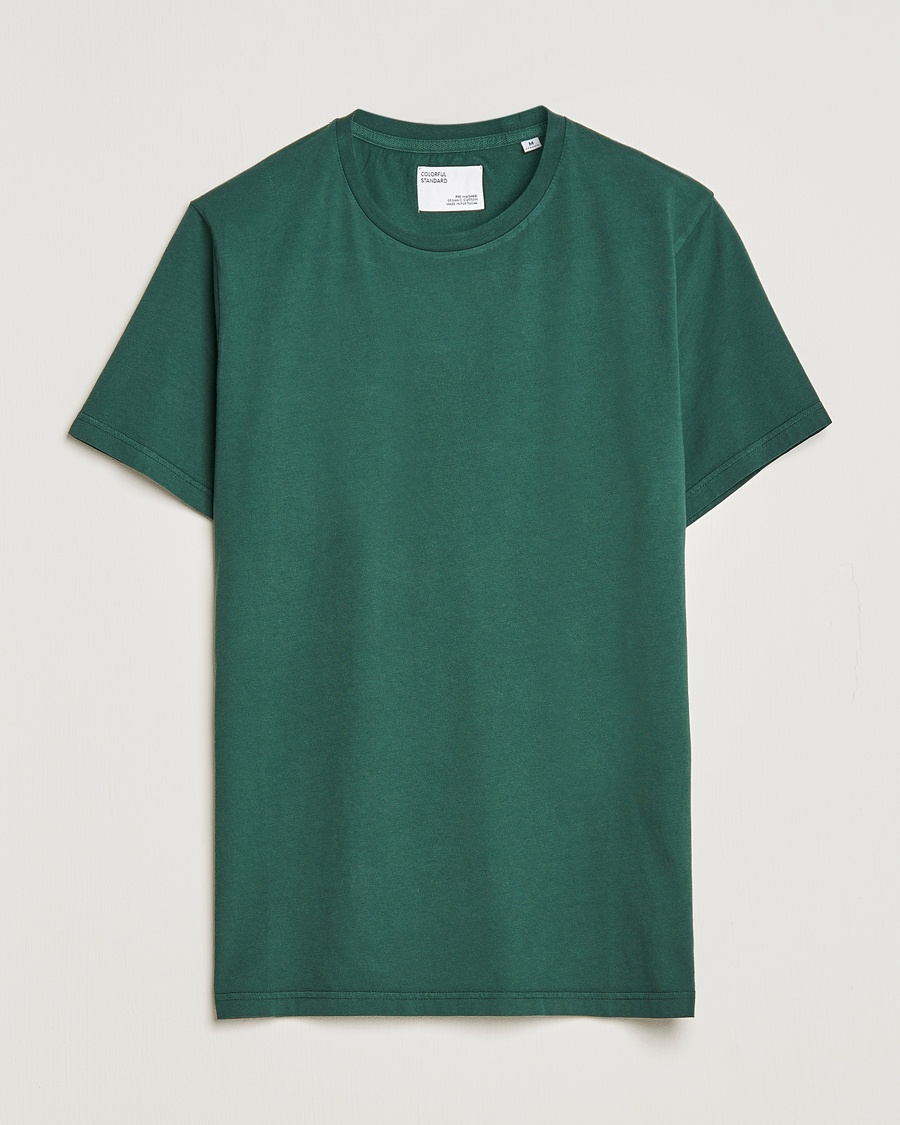 Colorful Standard Classic Organic T-Shirt Emerald Green – Grønn