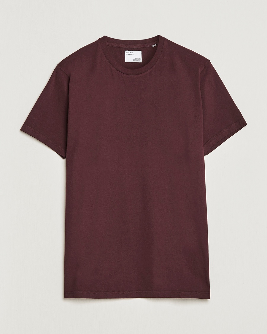 Colorful Standard Classic Organic T-Shirt Oxblood Red – Rød