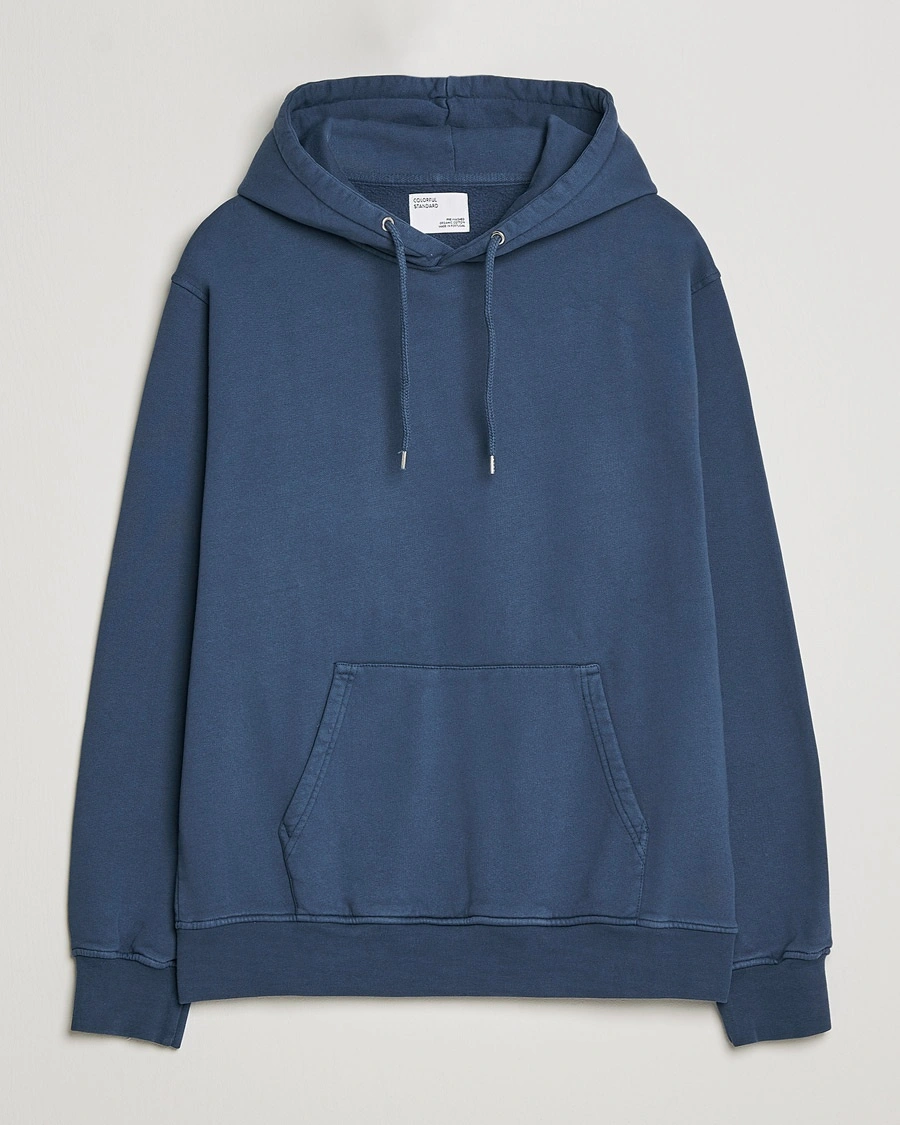 Herre | Hettegensere | Colorful Standard | Classic Organic Hood Petrol Blue
