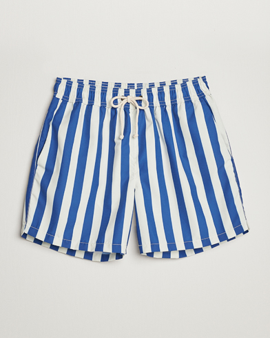 Herre | Italian Department | Ripa Ripa | Paraggi Striped Swimshorts Blue/White
