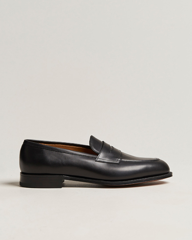 Herre | Kjøp sko fra Edward Green, få skoblokk på kjøpet. | Edward Green | Piccadilly Penny Loafer Black Calf