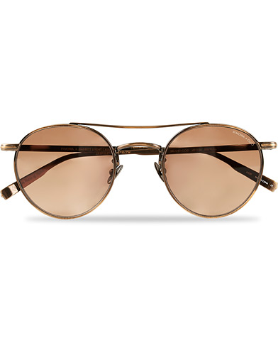 Garrett Leight Limited Edition X Rimowa 49 Sunglasses Flat Sienna