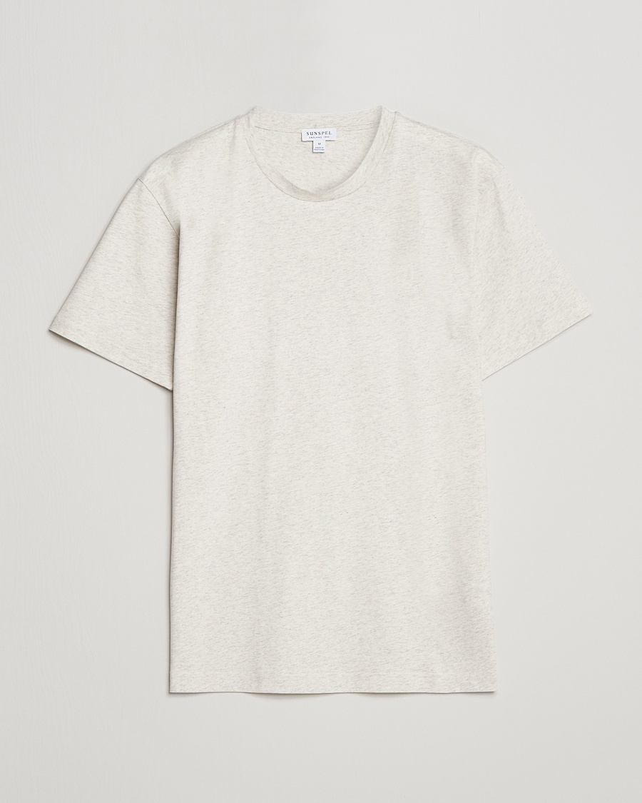 Sunspel Riviera Midweight T-Shirt Archive White – Hvit