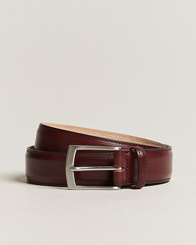 Belte |  Henry Leather Belt 3,3 cm Burgundy