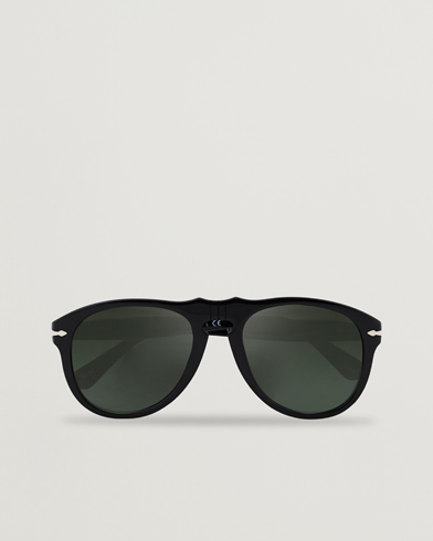 Herre | Buede solbriller | Persol | 0PO0649 Sunglasses Black/Crystal Green