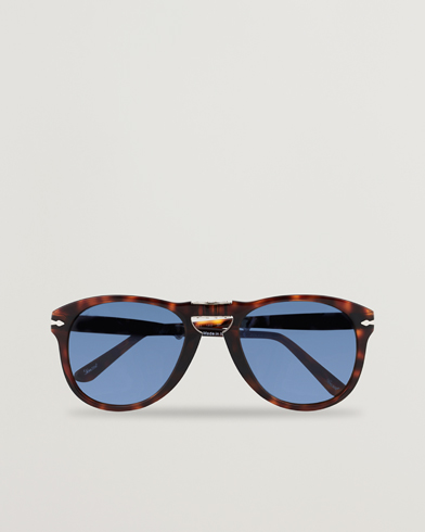 Herre | Buede solbriller | Persol | 0PO0714 Folding Sunglasses Havana/Blue Gradient