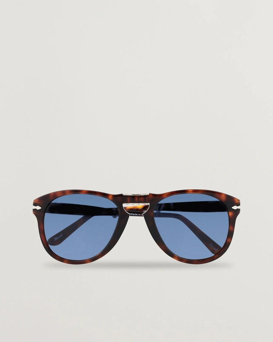 Persol 0PO0714 Folding Sunglasses Havana/Blue Gradient – Brun