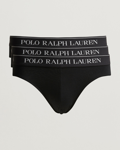 Herre | Klær | Polo Ralph Lauren | 3-Pack Low Rise Brief Black