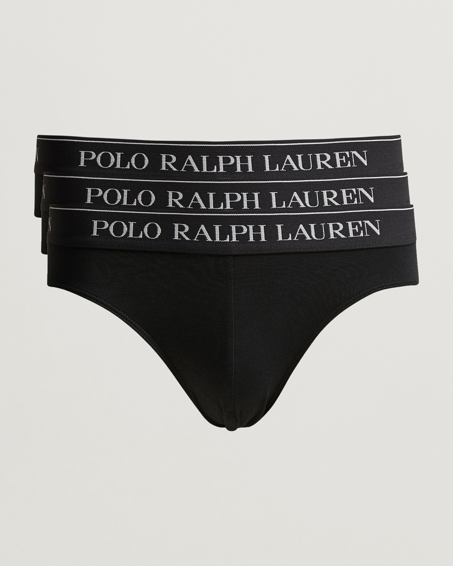 Herre | Business & Beyond | Polo Ralph Lauren | 3-Pack Low Rise Trunk Black