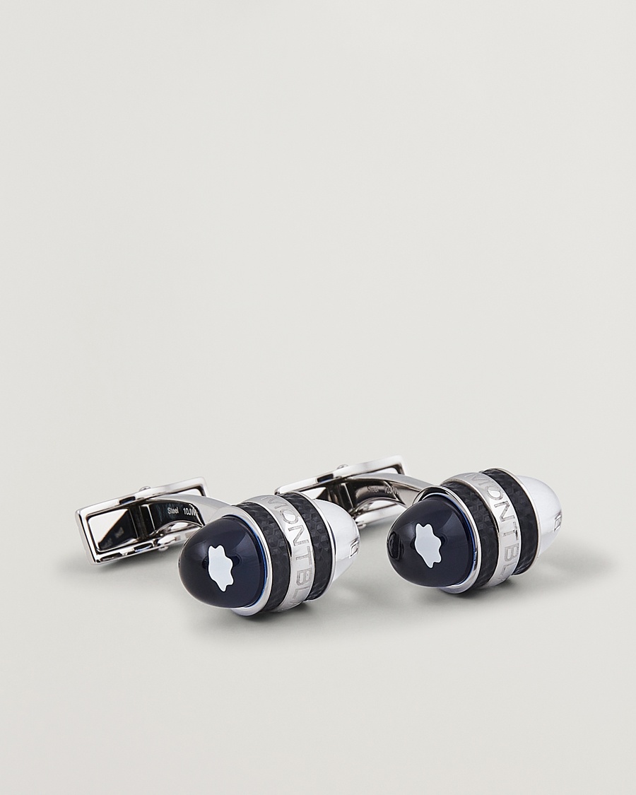 Montblanc Steel Lacquer SAW Cufflinks – Blå