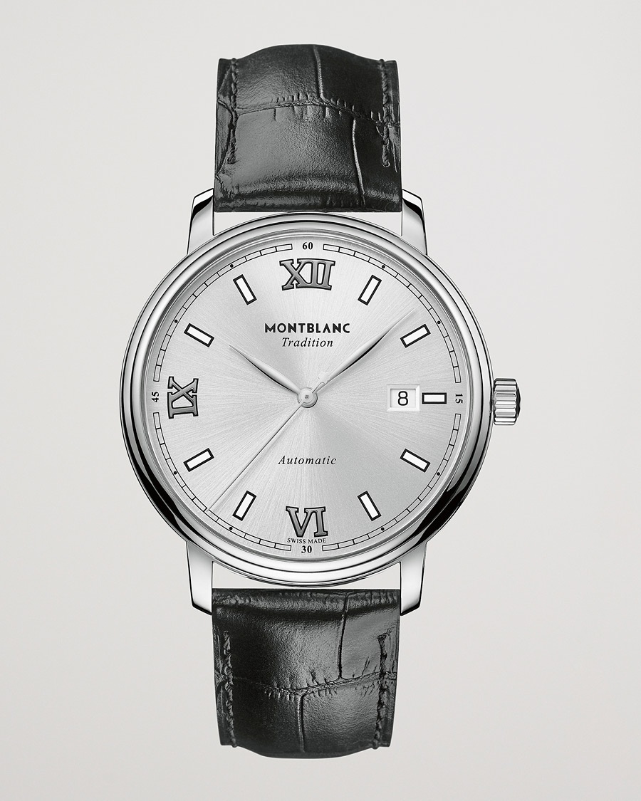 Herre | Skinnrem | Montblanc | Tradition Automatic 40mm White