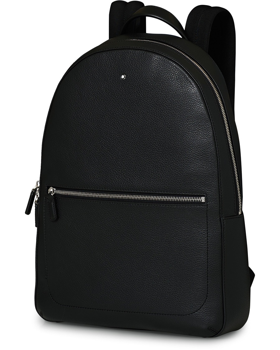 Montblanc MST Soft Grain Slim Backpack Black Montblanc MST Soft Grain Slim Backpack Black