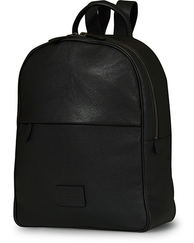 Herre | Italian Department | Anderson's | Full Grain Leather Backpack Black