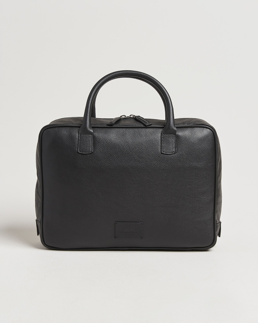 Herre | Dokumentvesker | Anderson's | Full Grain Leather Briefcase Black