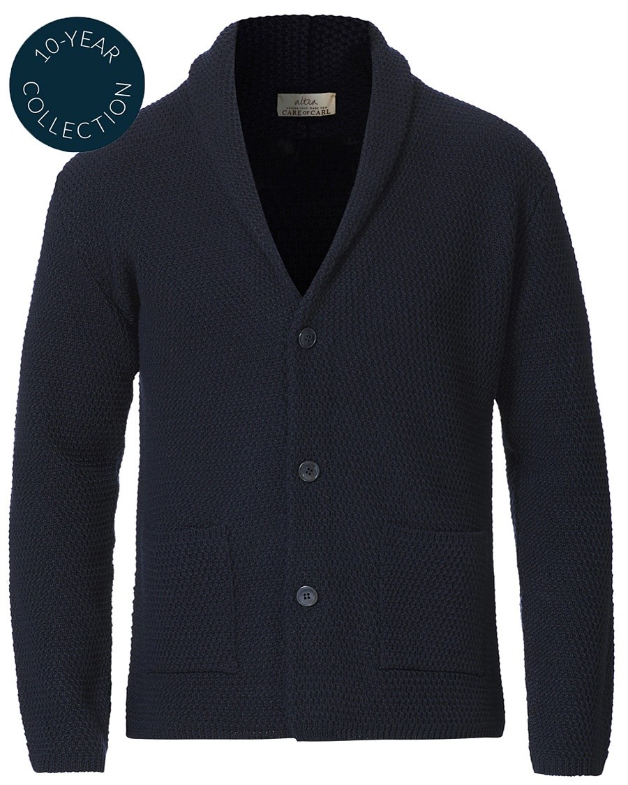Altea Shawl Collar Cardigan Navy 