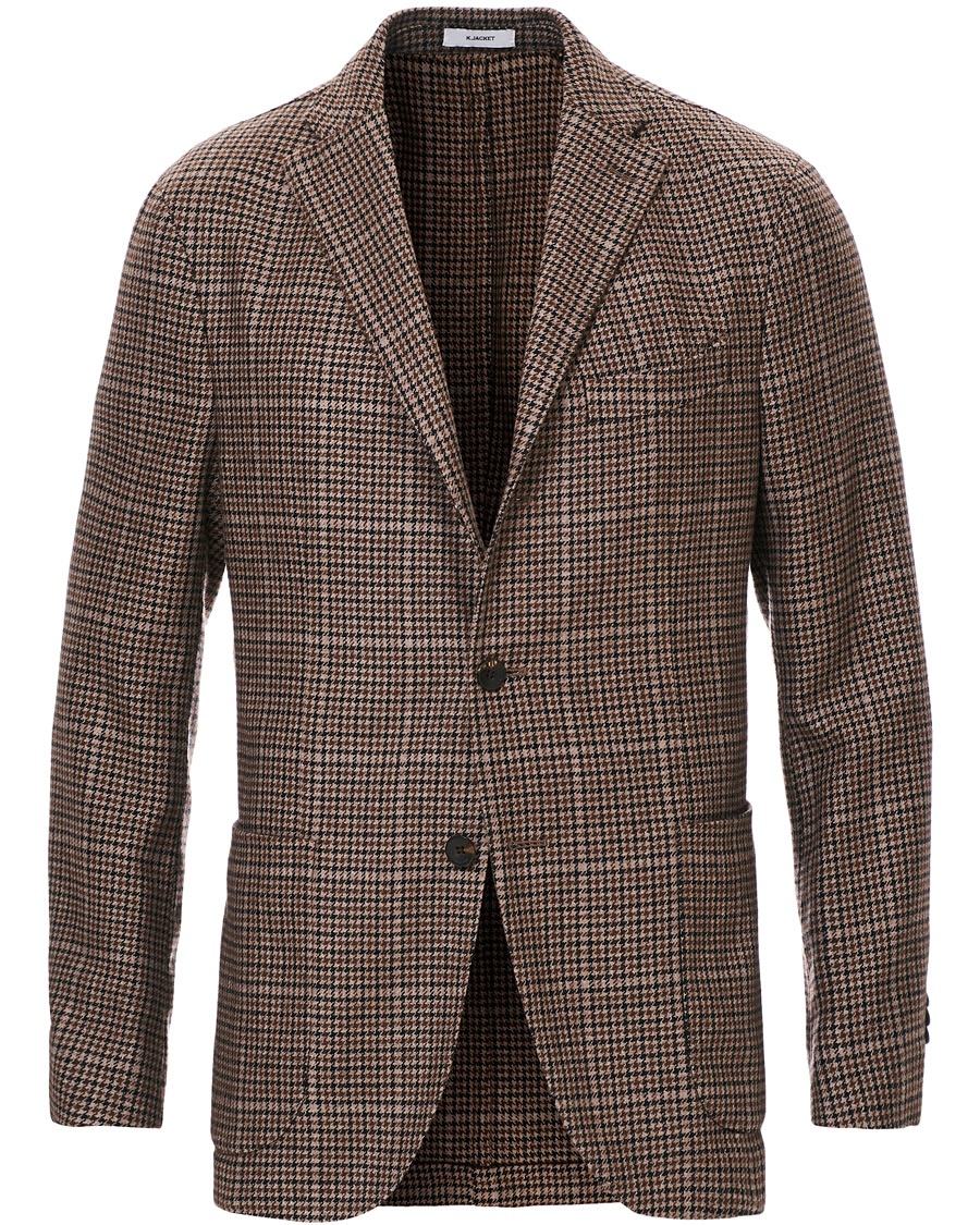 Boglioli K Jacket Houndstooth Blazer Brown Boglioli K Jacket Houndstooth Blazer Brown