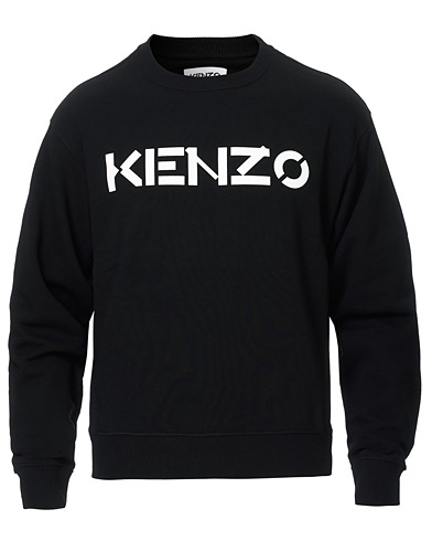 Herre |  | KENZO | Logo Crew Neck Sweatshirt Black