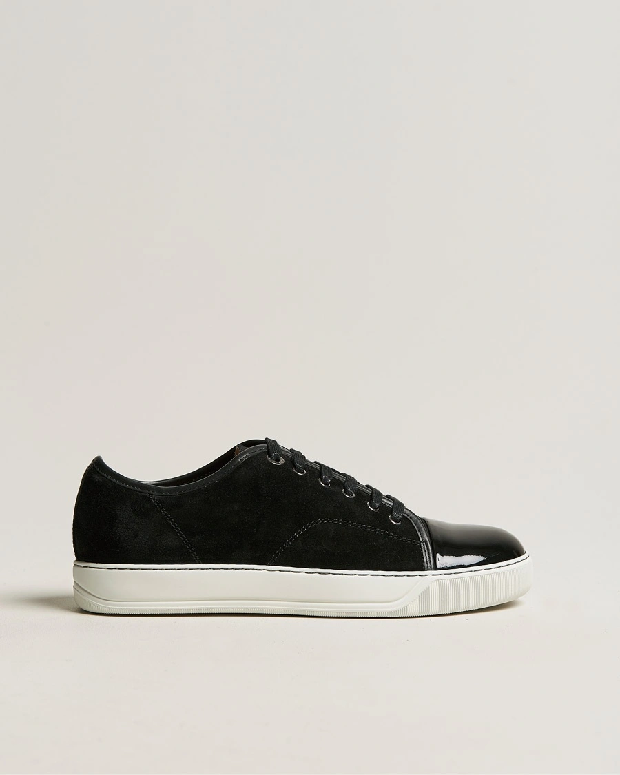 Lanvin DBB1 Patent Cap Toe Sneaker Black – Svart