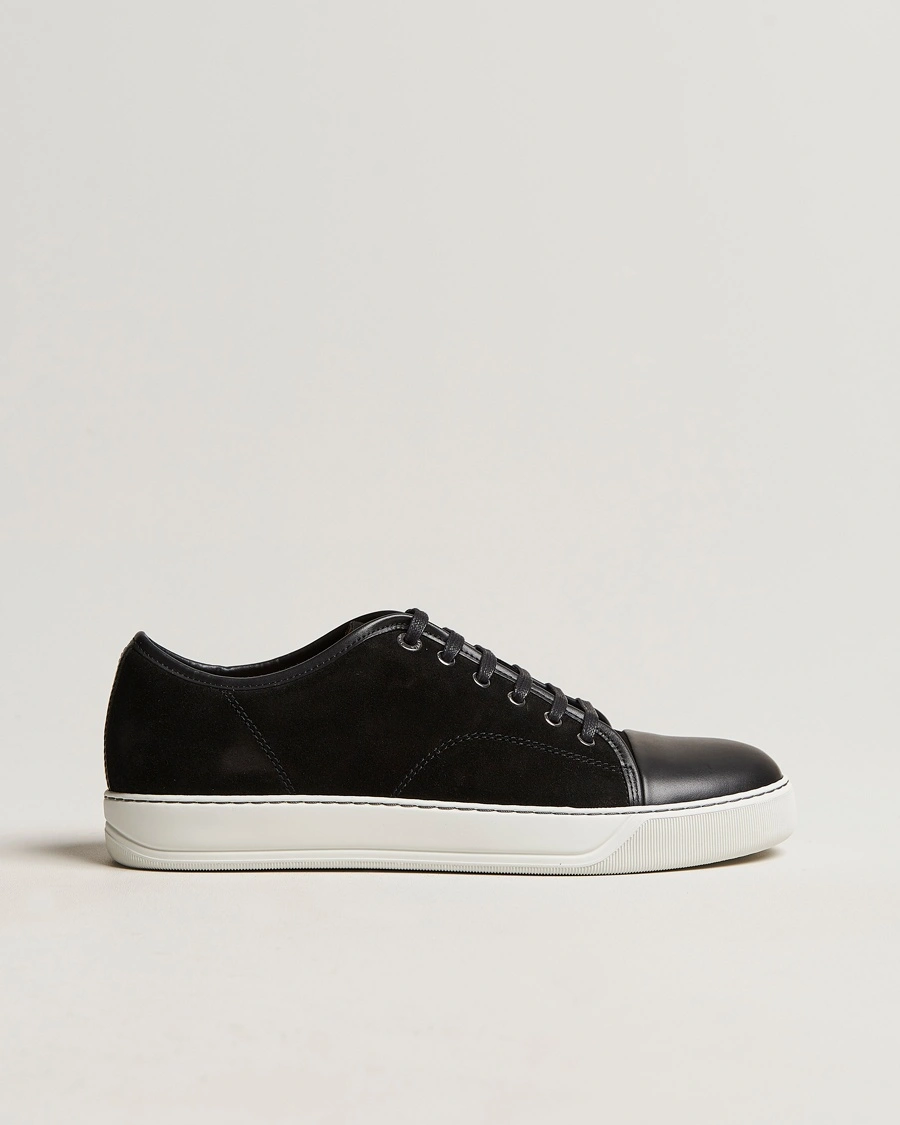 Lanvin DBB1 Nappa Cap Toe Sneaker Black – Svart