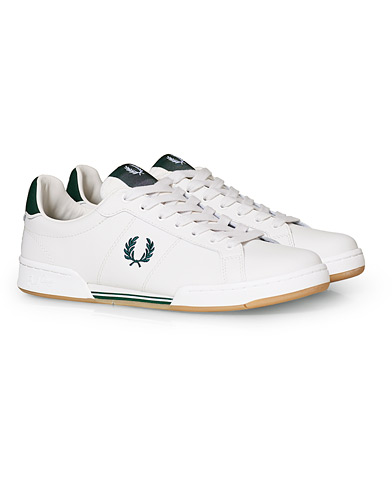 Fred Perry B722 Leather Sneaker Porcelain/Ivy 