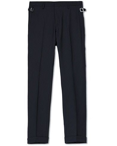  Tretton Side Adjusters Pleated Trousers Navy Stripe