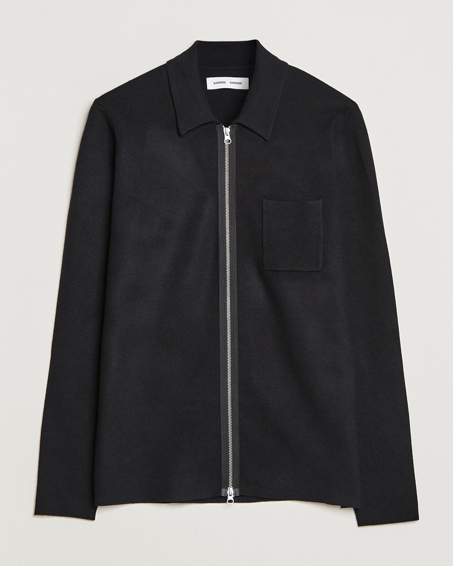 Herre | | Samsøe & Samsøe | Guna Full Zip Black
