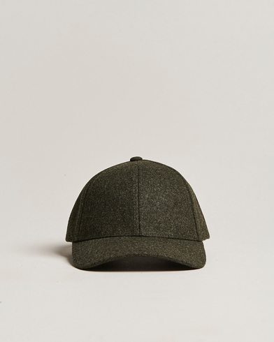 Herre |  | Varsity Headwear | Flannel Baseball Cap Forest Green
