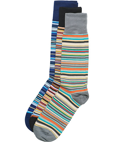 Herre | Sokker | Paul Smith | 3-Pack Socks Multistripe