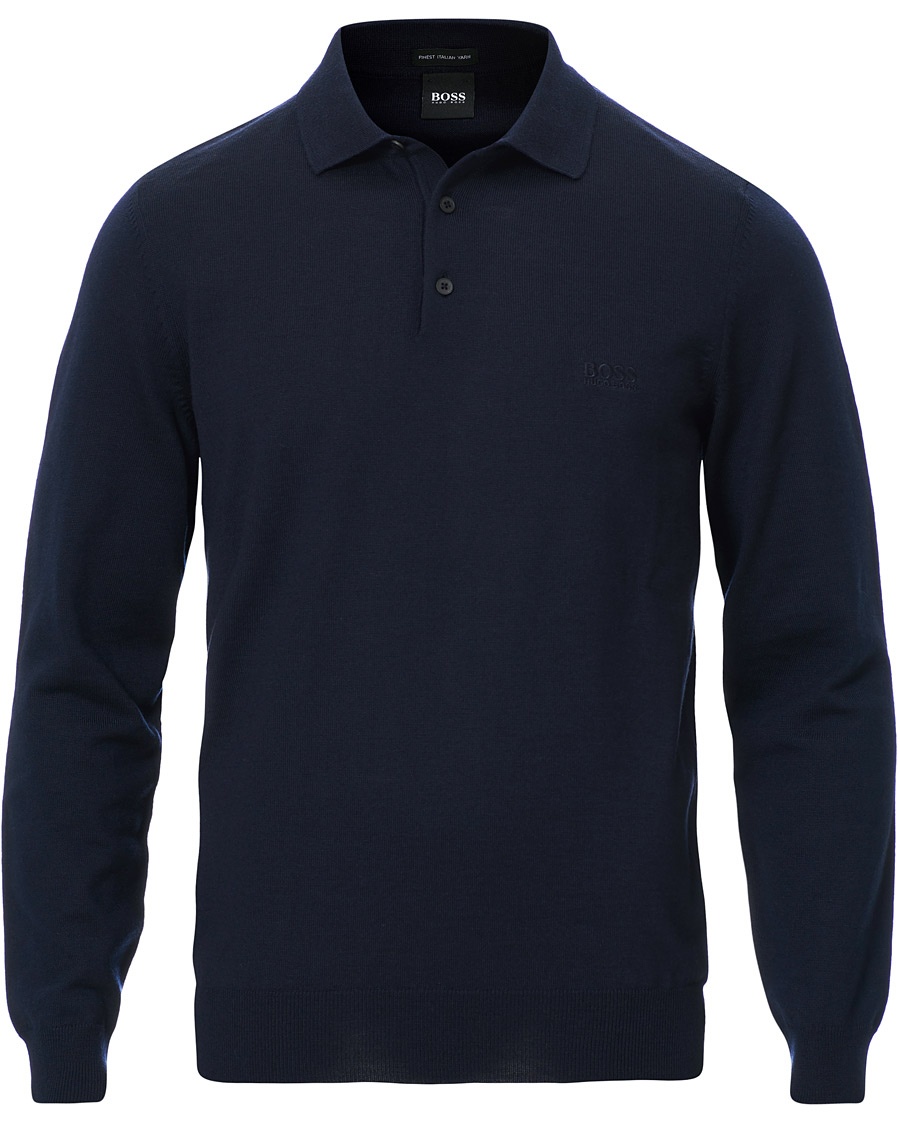 BOSS Bono Knitted Polo Dark Blue BOSS Bono Knitted Polo Dark Blue