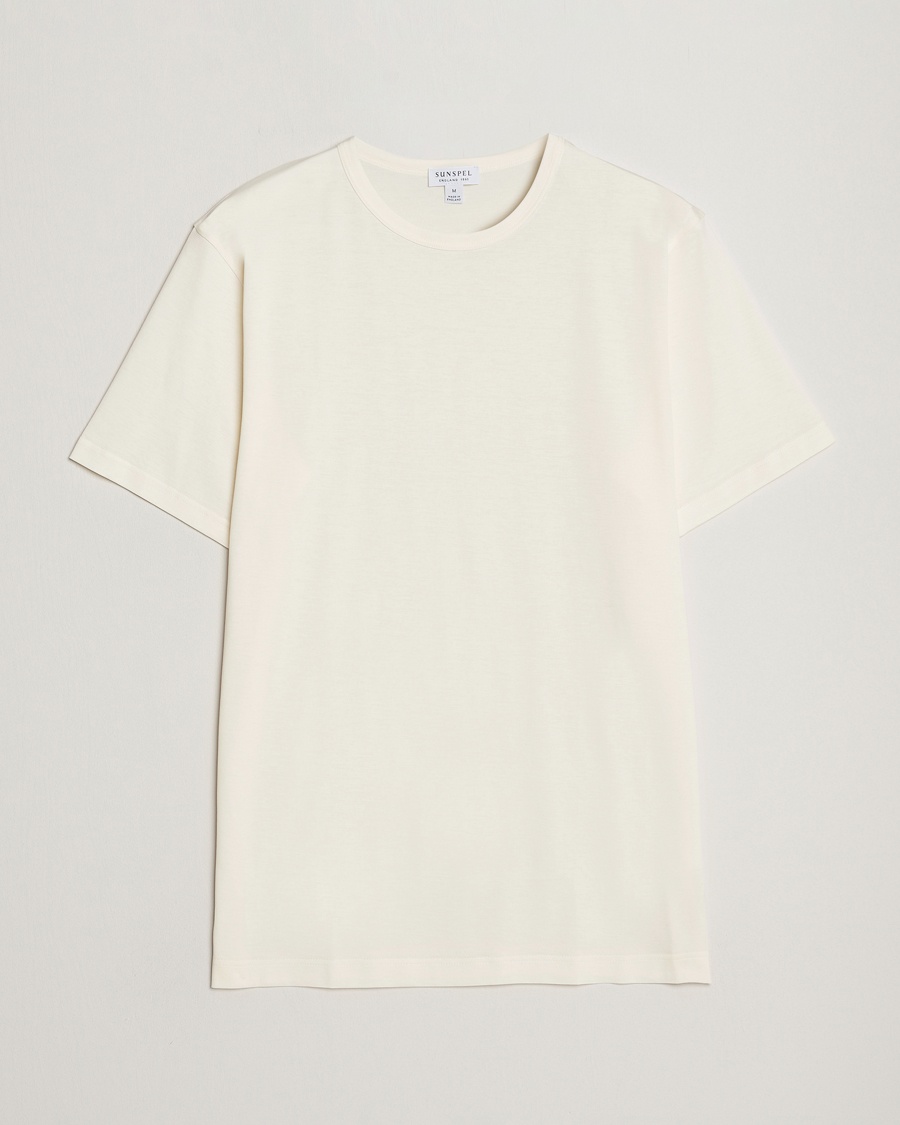  Crew Neck Cotton Tee Archive White