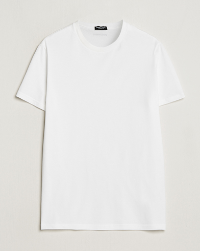 Herre | Flerpakning | Dsquared2 | 2-Pack Cotton Stretch Crew Neck Tee White