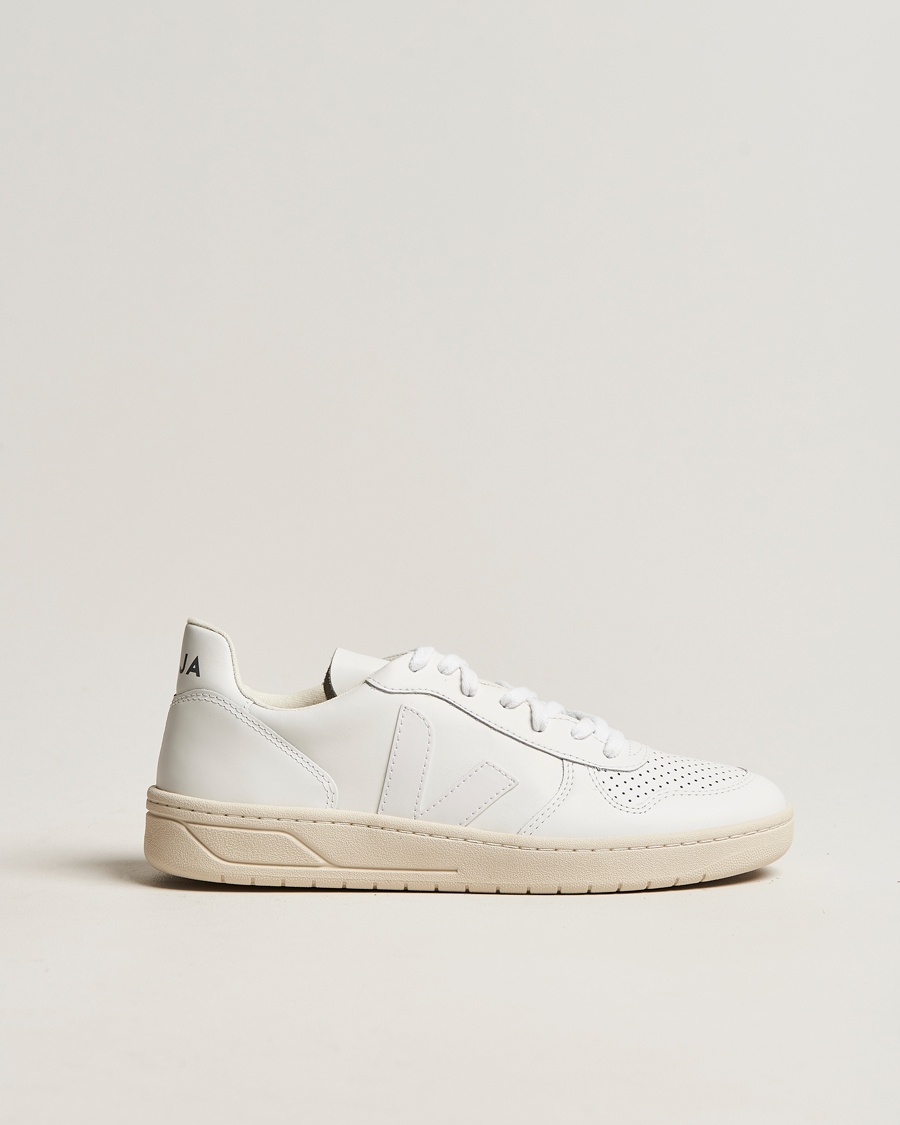 Herre | | Veja | V-10 Leather Sneaker Extra White