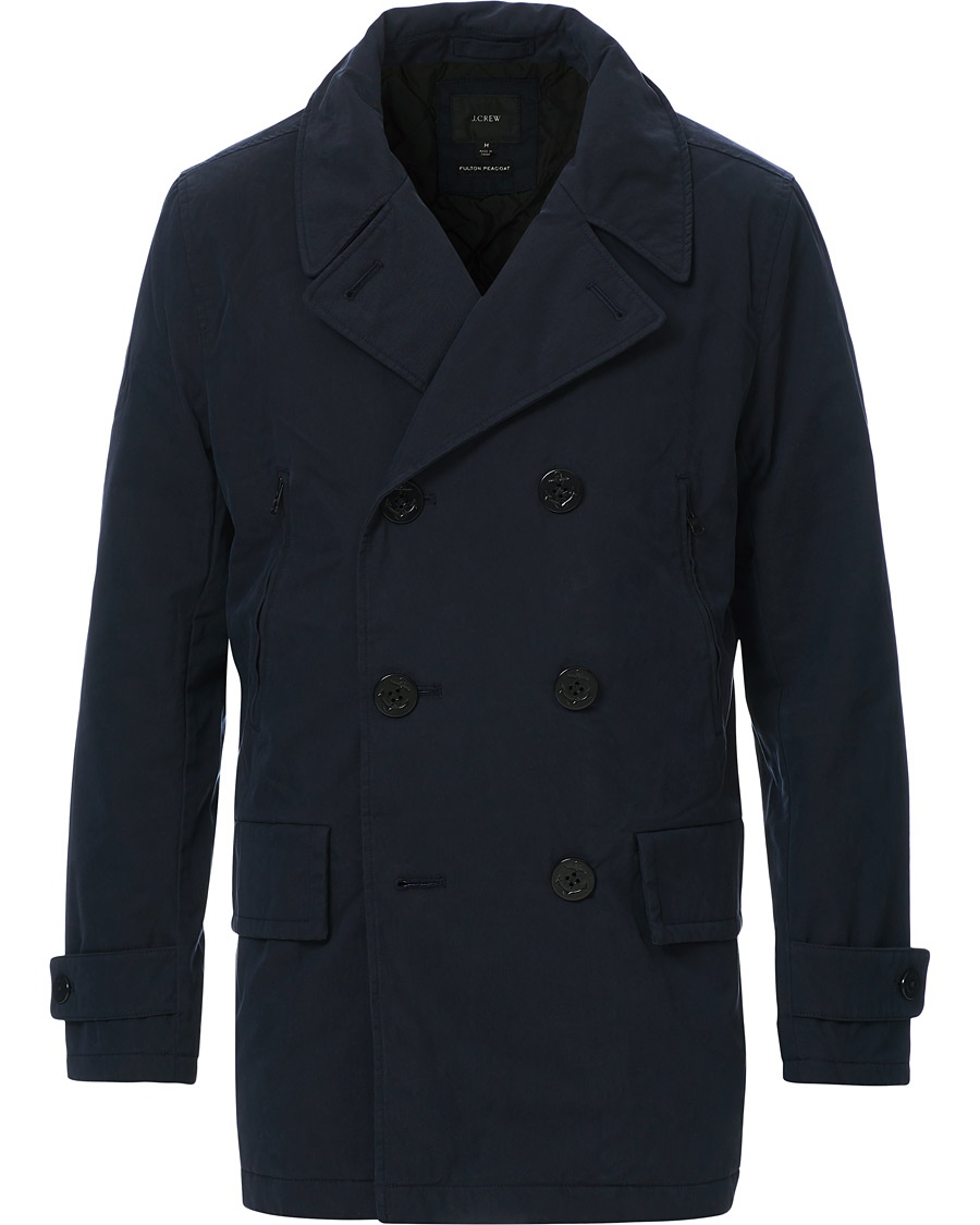 Herre | | J.Crew | Fulton Peacoat Midnight Navy
