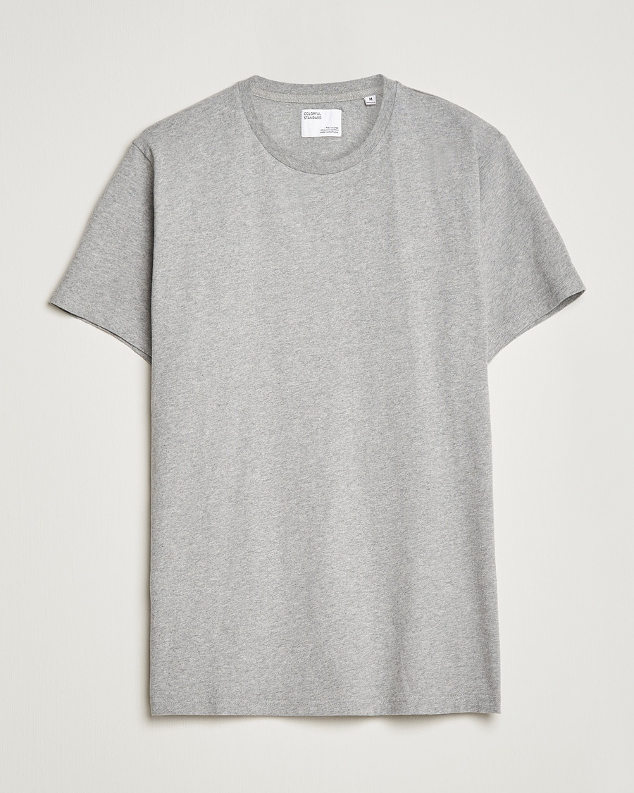  Classic Organic T-Shirt Heather Grey