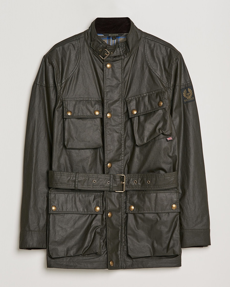  Trialmaster Waxed Jacket Faded Olive