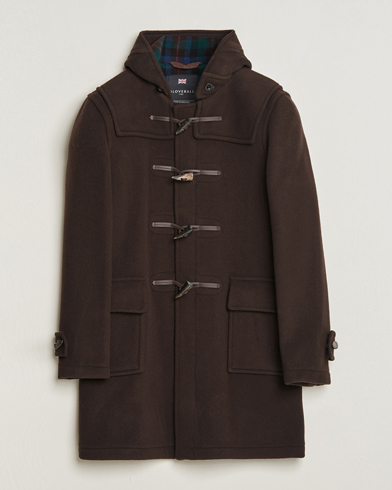 Herre | Dressede jakker | Gloverall | Morris Duffle Coat Brown/Tartan