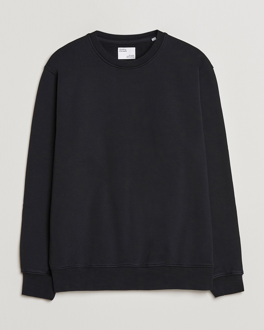 Herre | | Colorful Standard | Classic Organic Crew Neck Sweat Deep Black