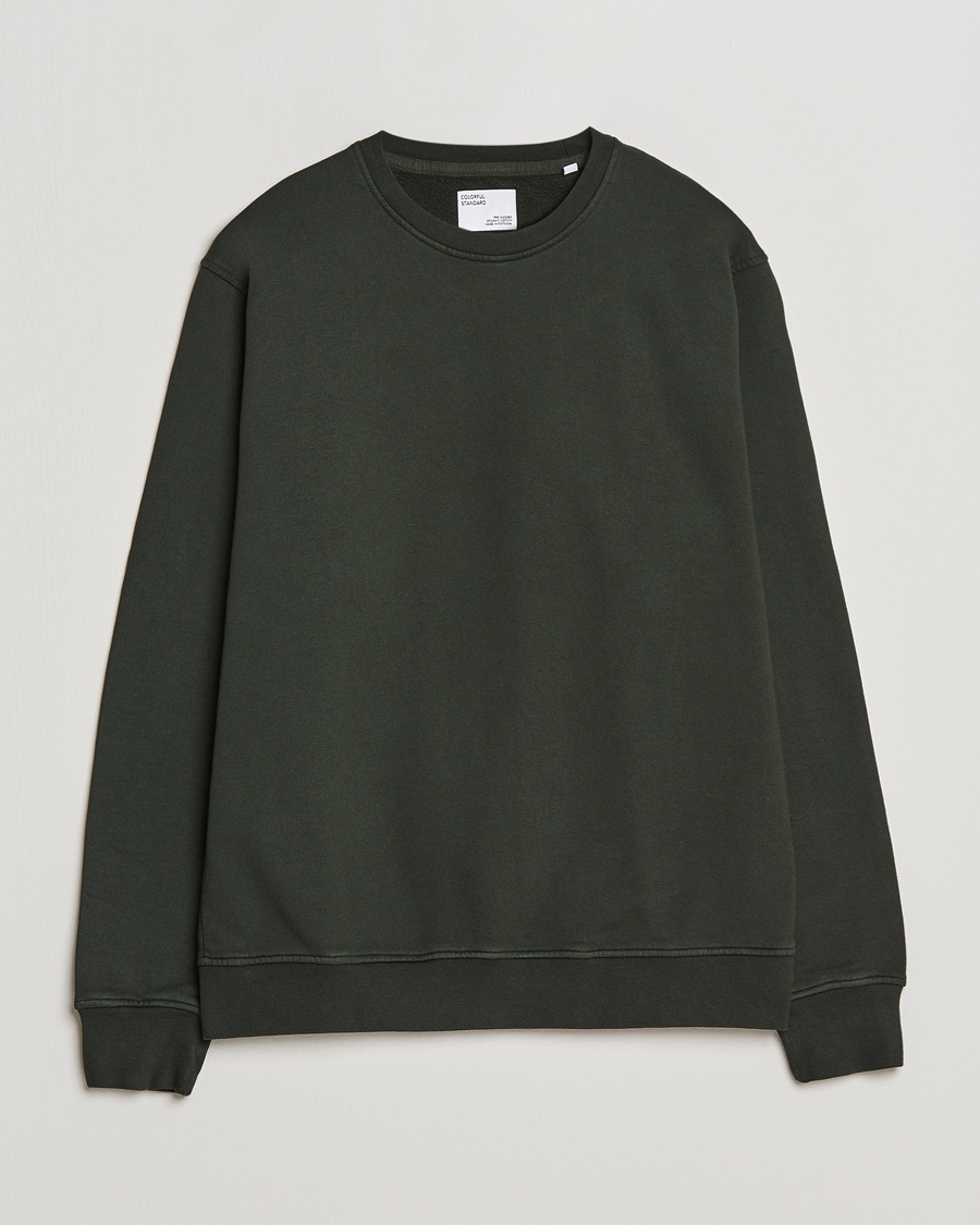 Colorful Standard Classic Organic Crew Neck Sweat Hunter Green – Grønn