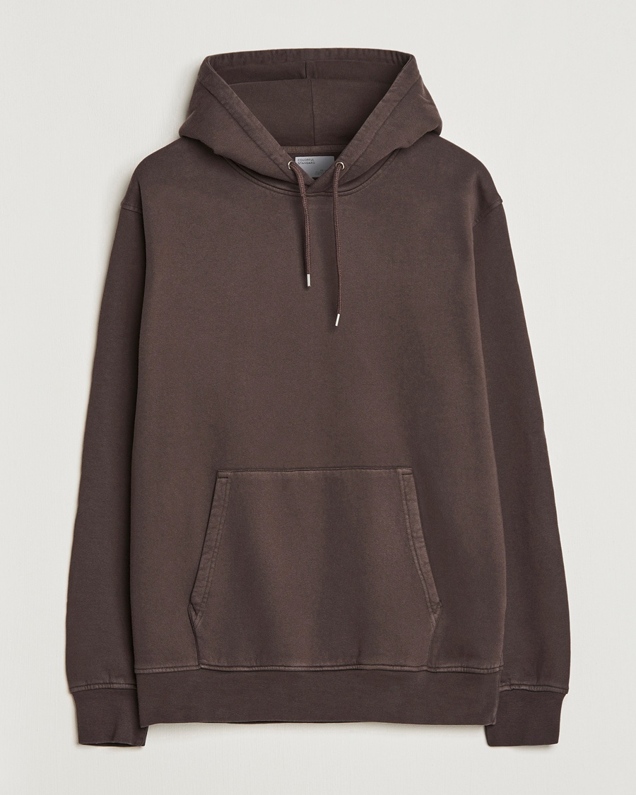 Herre | Basics | Colorful Standard | Classic Organic Hood Coffee Brown